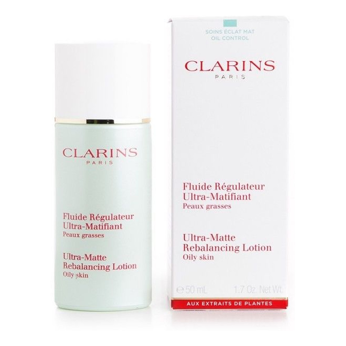 Clarins Ultra Matte fluid regulująco-matujący dla cery tłustej 50ml