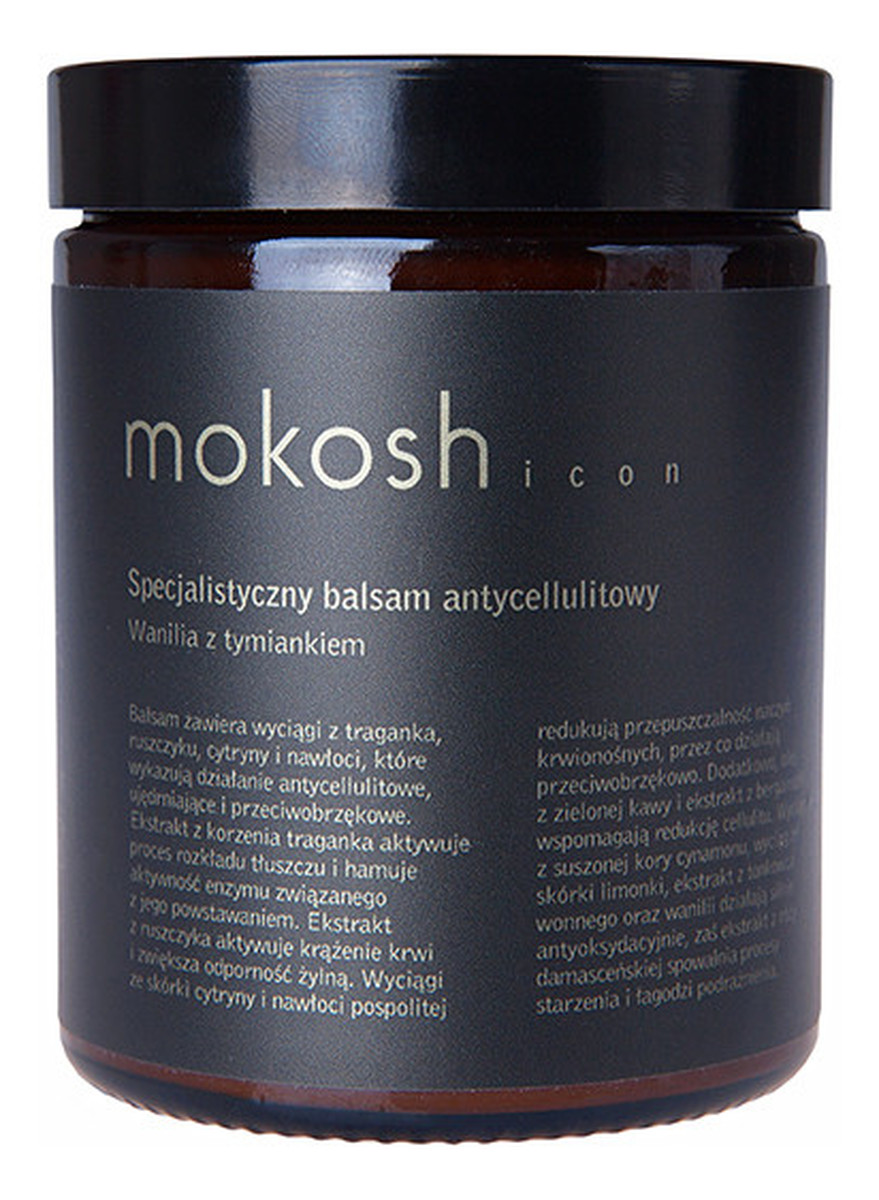 Specjalistyczny Balsam Antycellulitowy Wanilia z tymiankiem (słoik szklany)