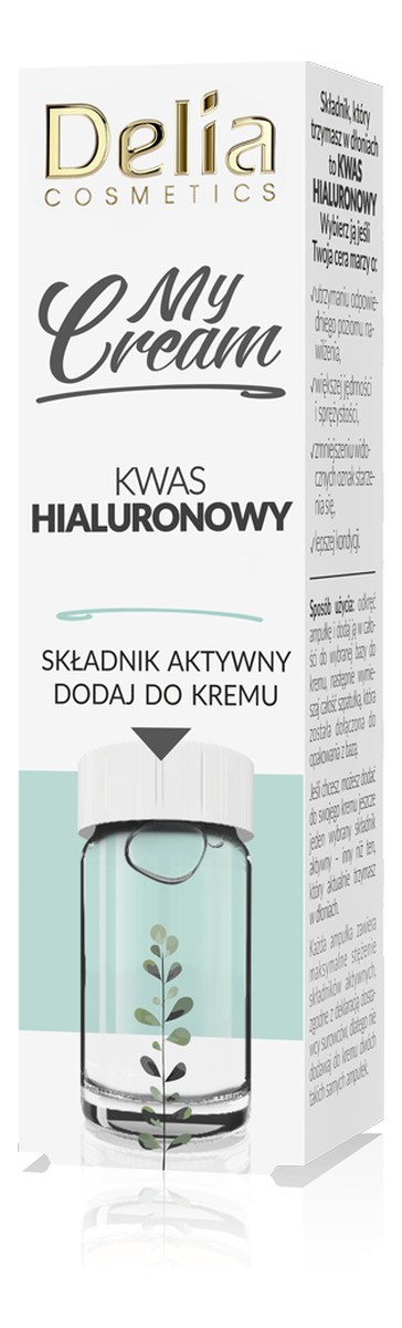 SWkładnik aktywny Kwas hialuronowy