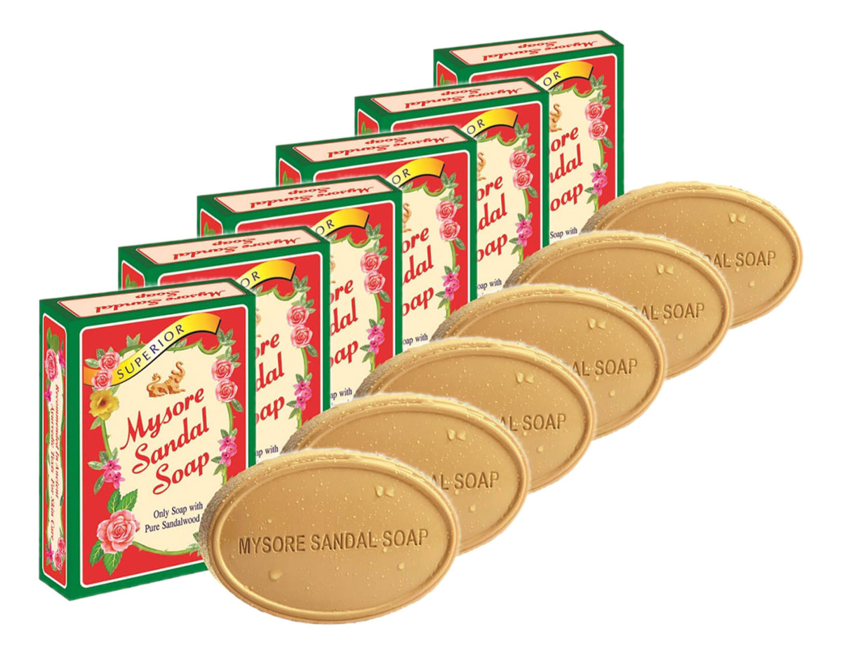 Mydło sandałowe Ajurwedyjskie 6x150g