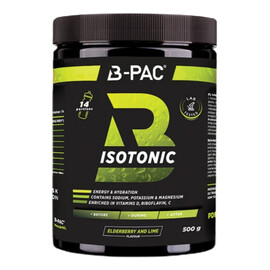 B-pac isotonic suplement diety w formie proszku czarny bez