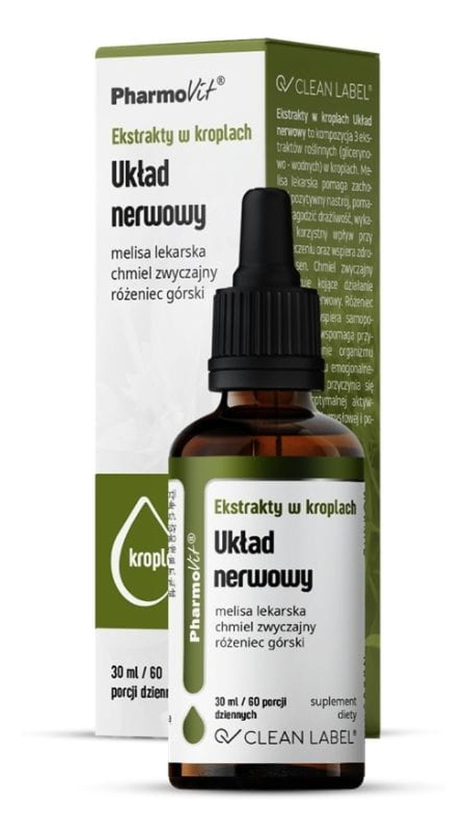 Układ nerwowy suplement diety w kroplach