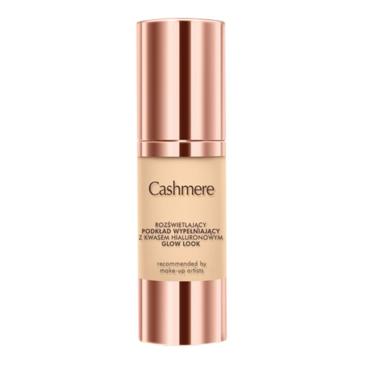 Cashmere Glow Look Rozświetlający podkład wypełniający z kwasem hialuronowym 30ml