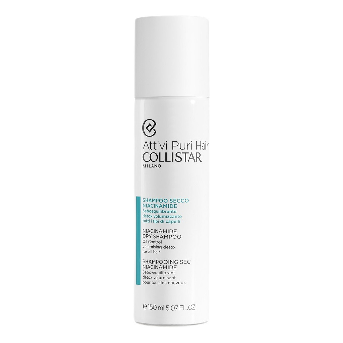 Collistar Attivi puri hair suchy szampon z niacynamidem 150ml