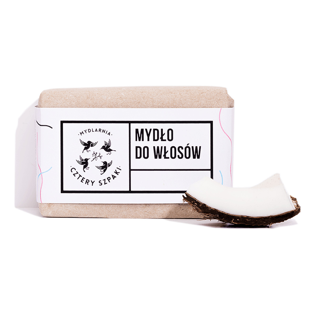 Mydlarnia Cztery Szpaki Mydło Do Włosów Z Olejem Rycynowym Naturalne 110g