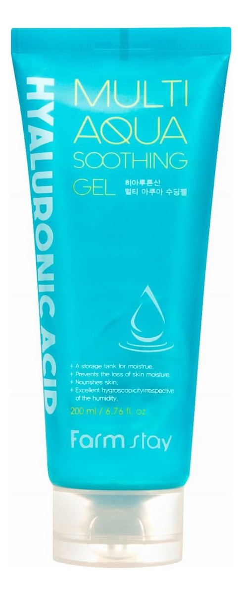 Hyaluronic Acid Multi Aqua Soothing Gel żel do twarzy łagodząco-nawadniający z kwasem hialuronowym