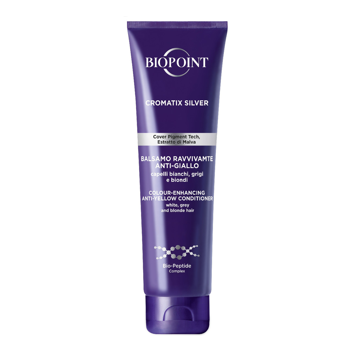 BioPoint Cromatix Silver Odżywka do włosów neutralizująca żółte tony 150ml