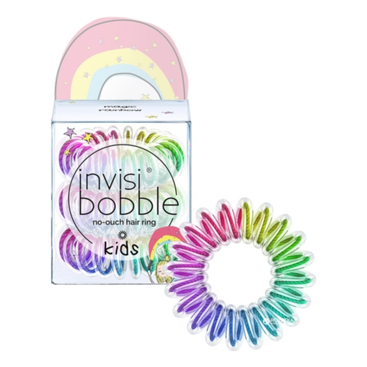 Invisibobble KIDS Gumki do włosów dla dzieci Magic Rainbow 3szt.