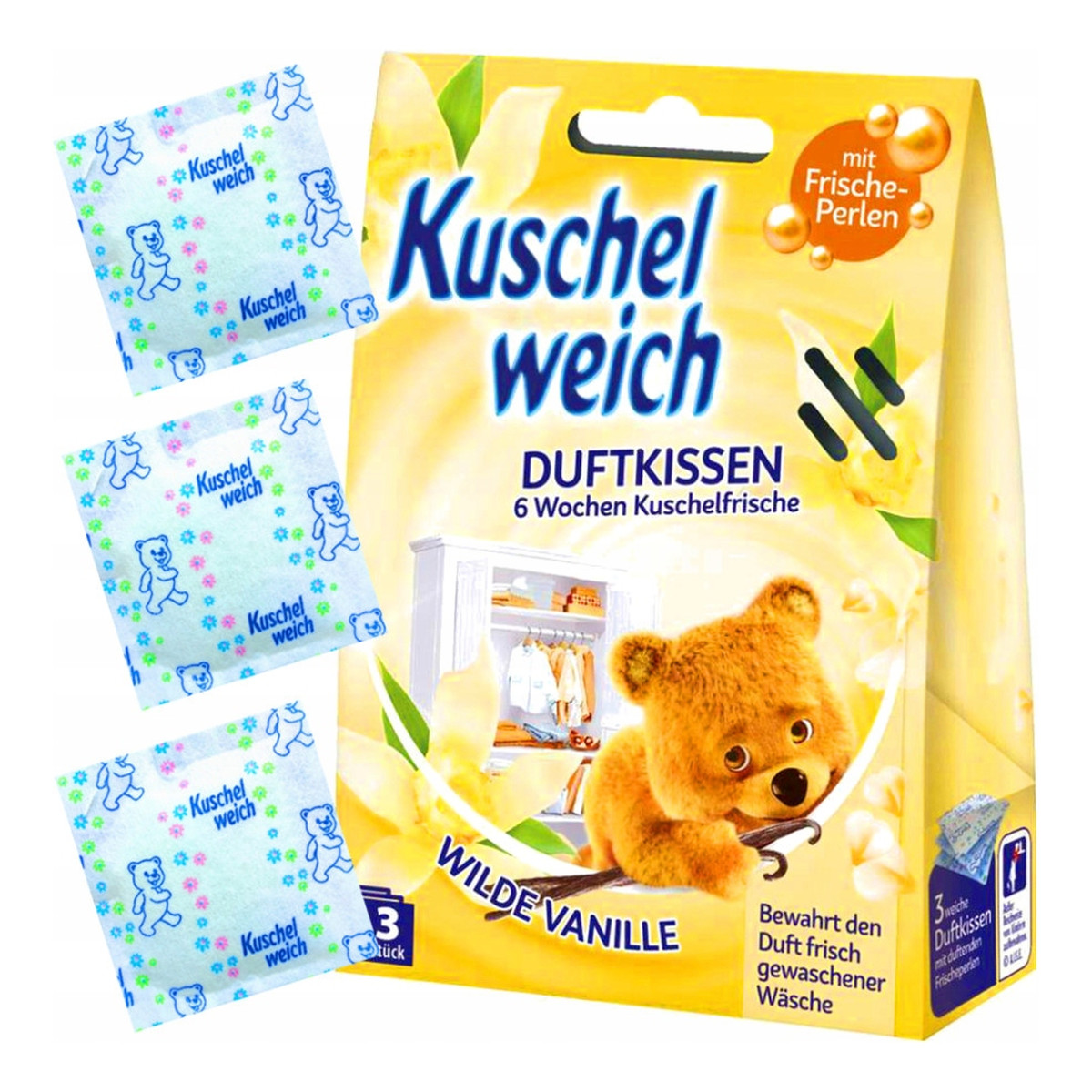 Kuschelweich Saszetki zapachowe Wilde Vanille 3szt