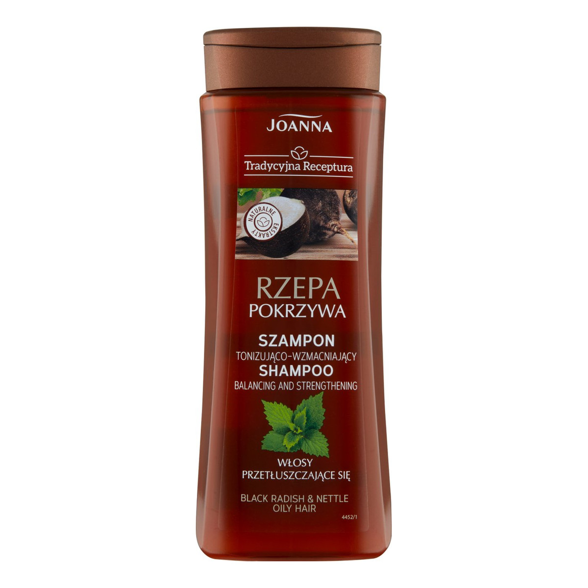 Joanna Tradycyjna Receptura Szampon do włosów wzmacniający Rzepa i Pokrzywa 300ml