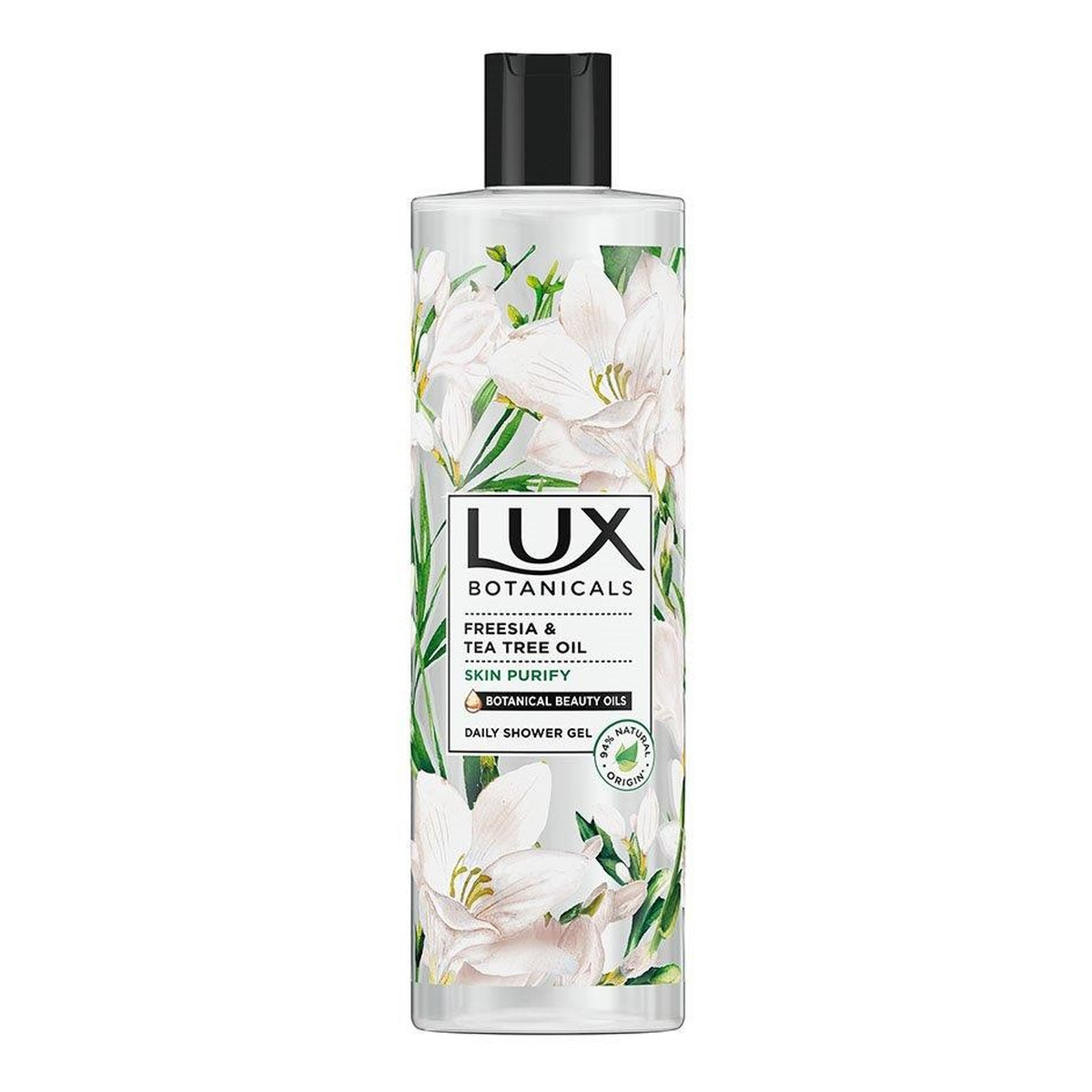 Lux Botanicals Żel pod prysznic oczyszczający Freesia & Tea Tree Oil 500ml