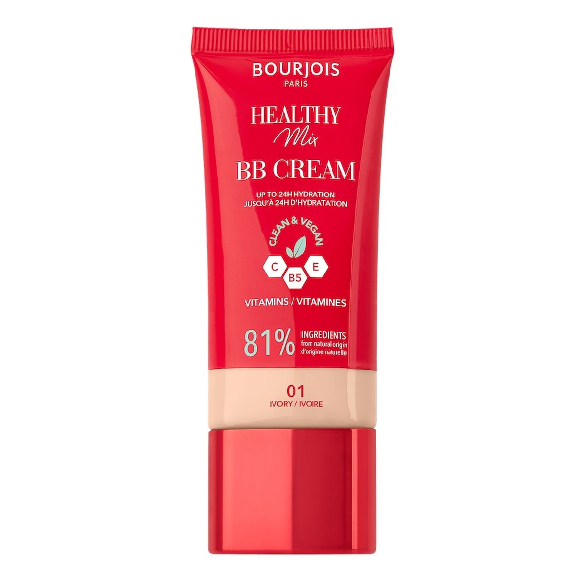 Bourjois Healthy Mix BB Cream kryjący Krem bb z kompleksem witamin 01 ivory 30ml