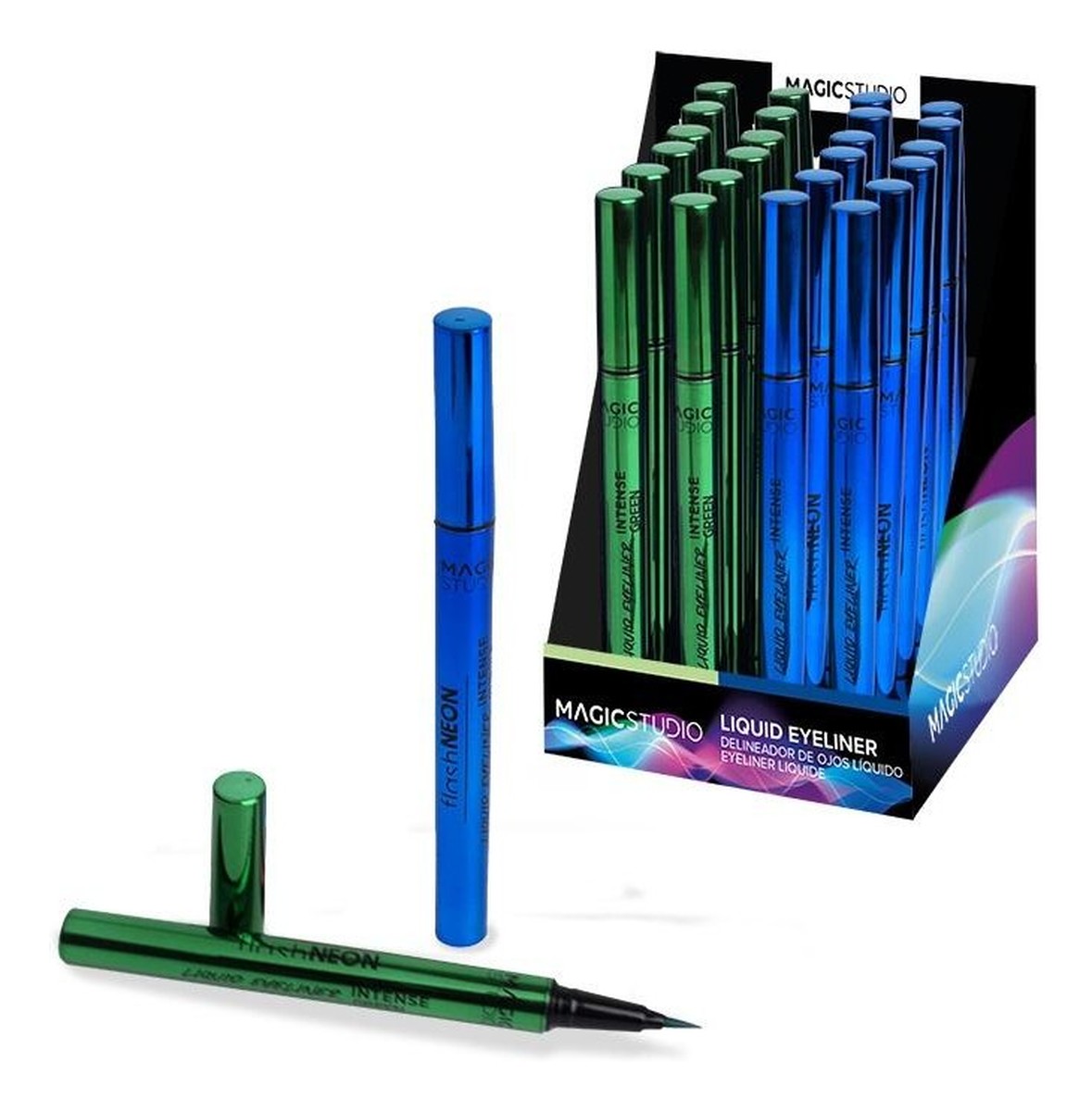 Neonowy eyeliner w płynie