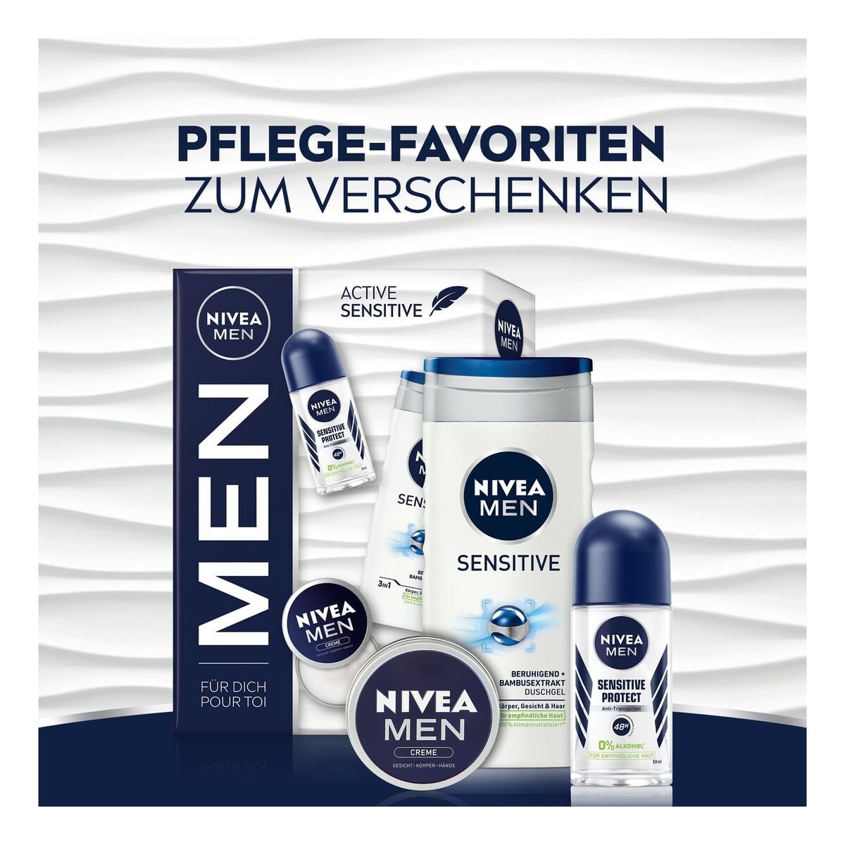 Nivea Sensitive Zestaw pielęgnacyjny dla mężczyzn 30ml