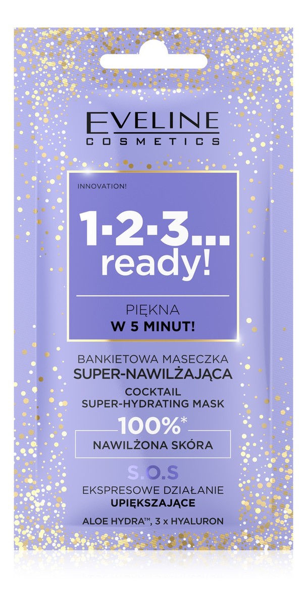 Bankietowa maseczka super - nawilżająca do twarzy
