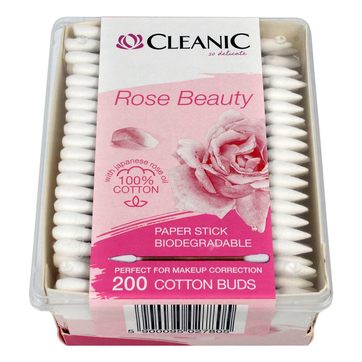 Cleanic Rose Beauty Patyczki higieniczne 1op.-200szt