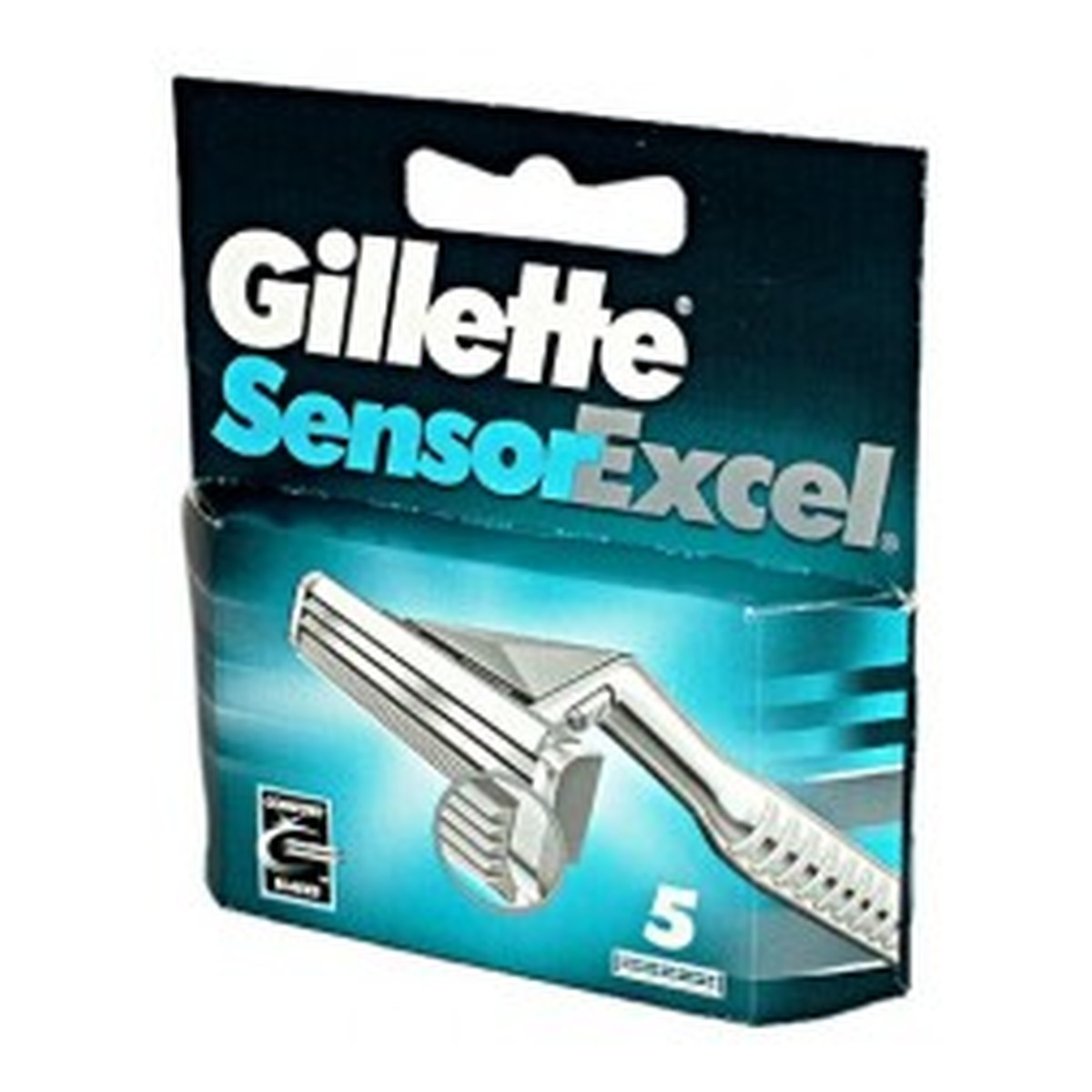 Gillette Excel Sensor Wkłady Do Maszynki Wymienne Ostrza 5szt.