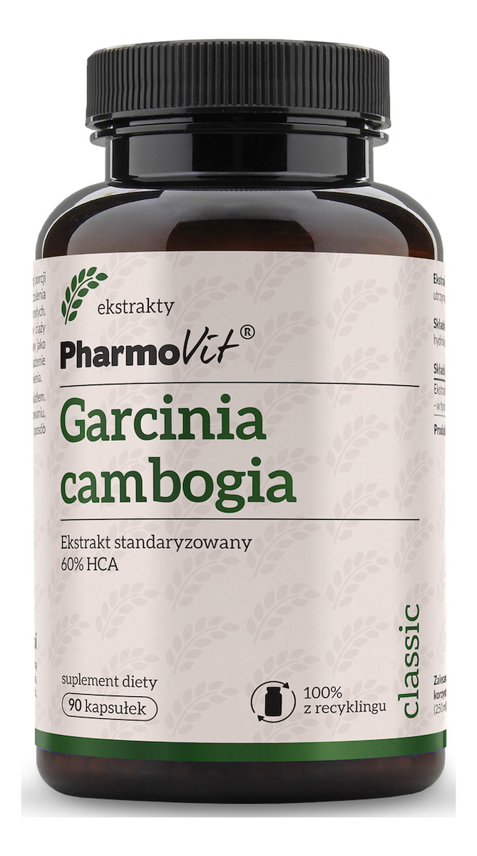 Garcinia Cambogia 60% HCA suplement diety 90 kapsułek