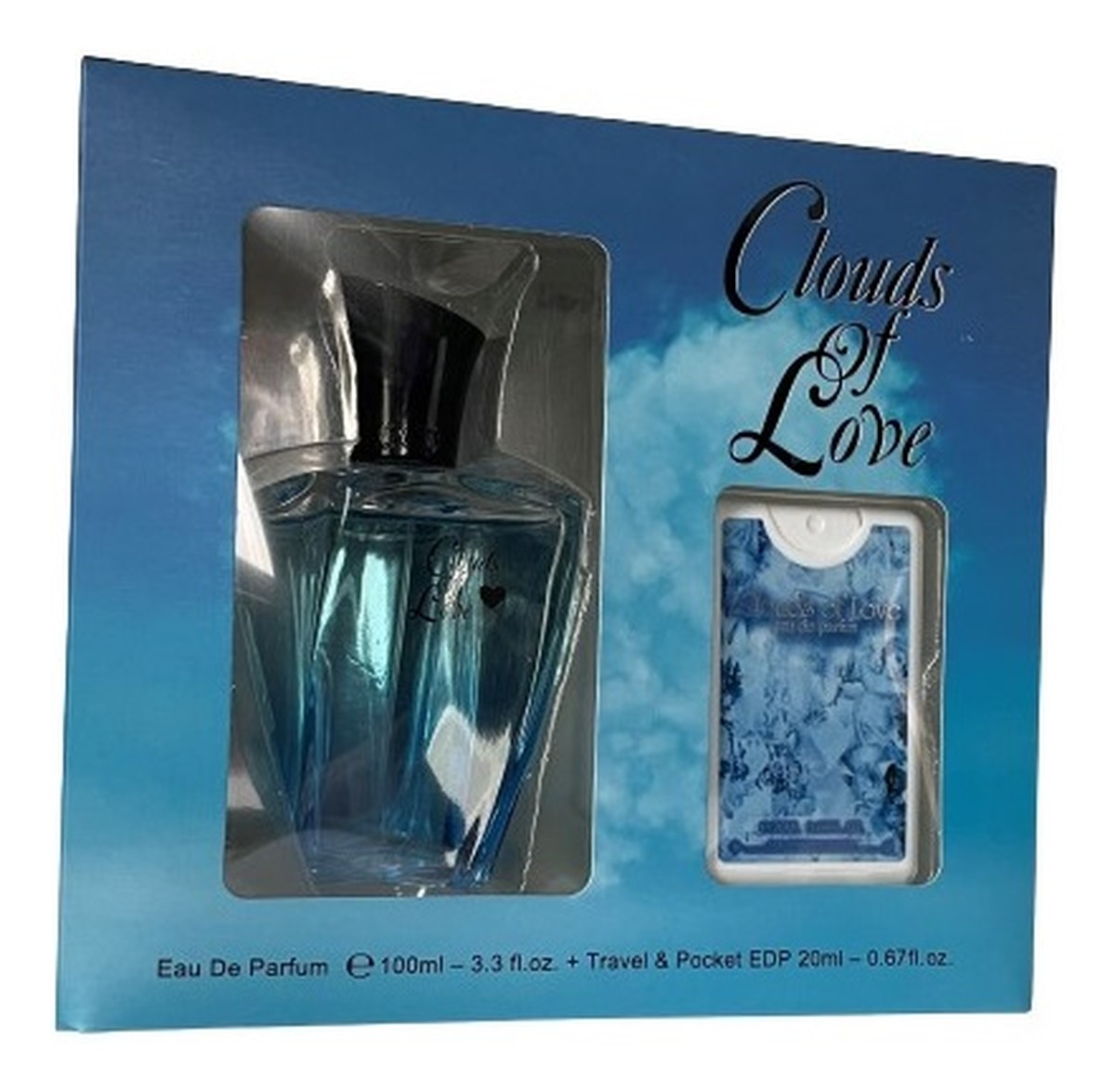 Zestaw woda perfumowana spray 100ml + woda perfumowana spray 20ml