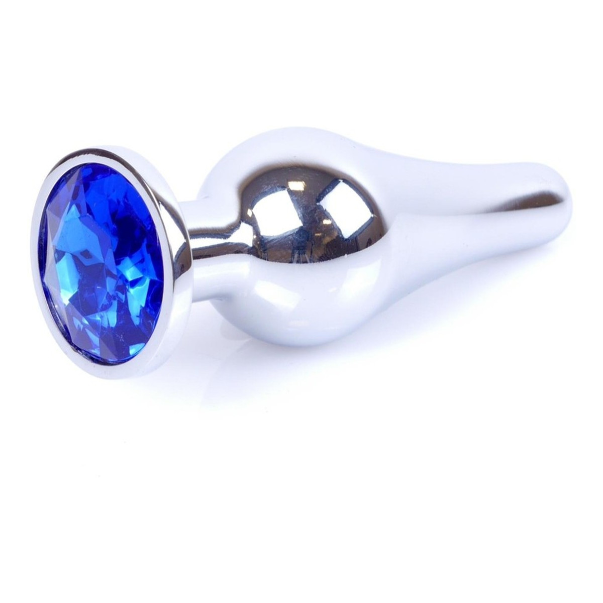 MyLove Butt Plug Collection Jewellery Silver metalowy korek analny Dark Blue