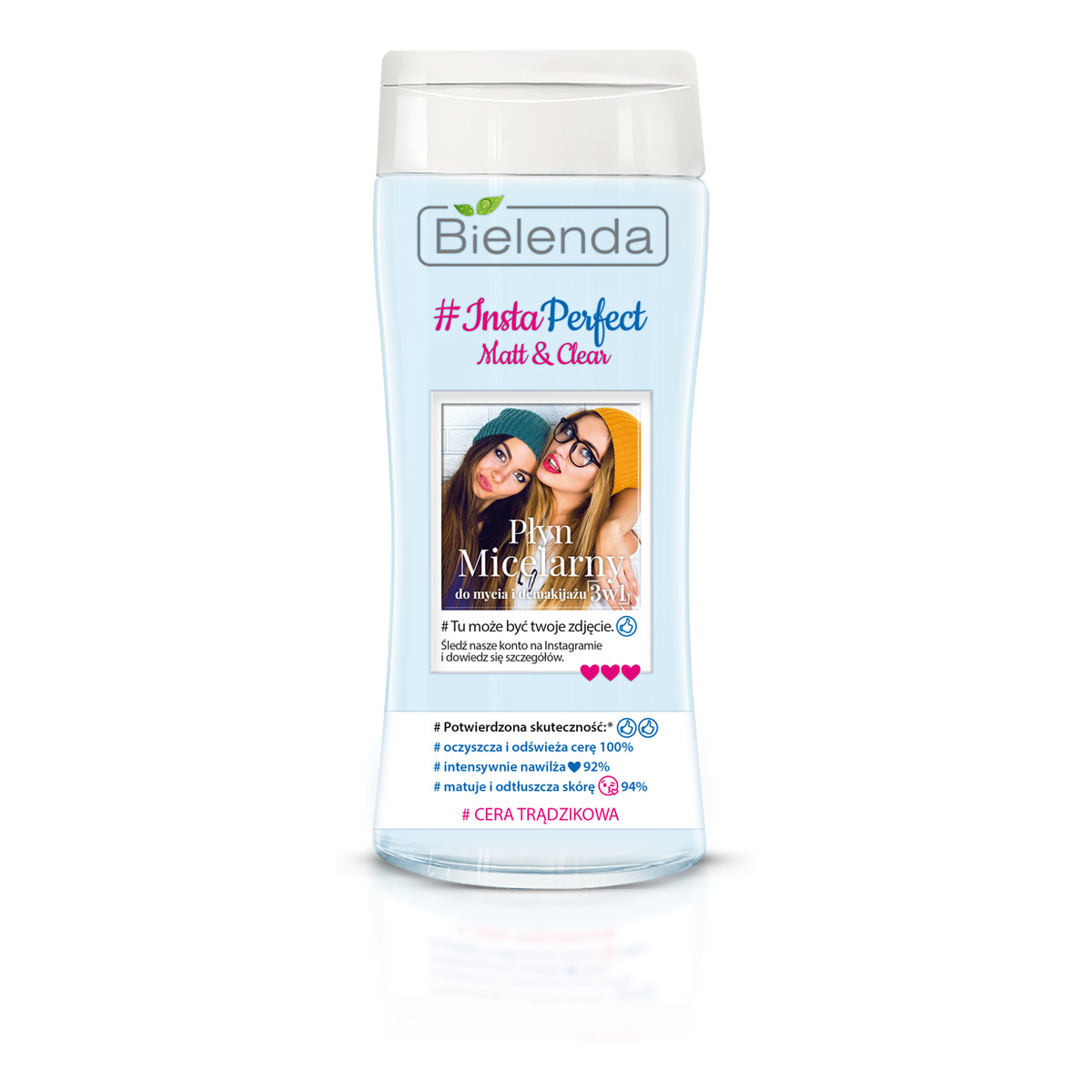 Bielenda Insta Perfect Matt&Clear Płyn Micelarny 3w1 200ml