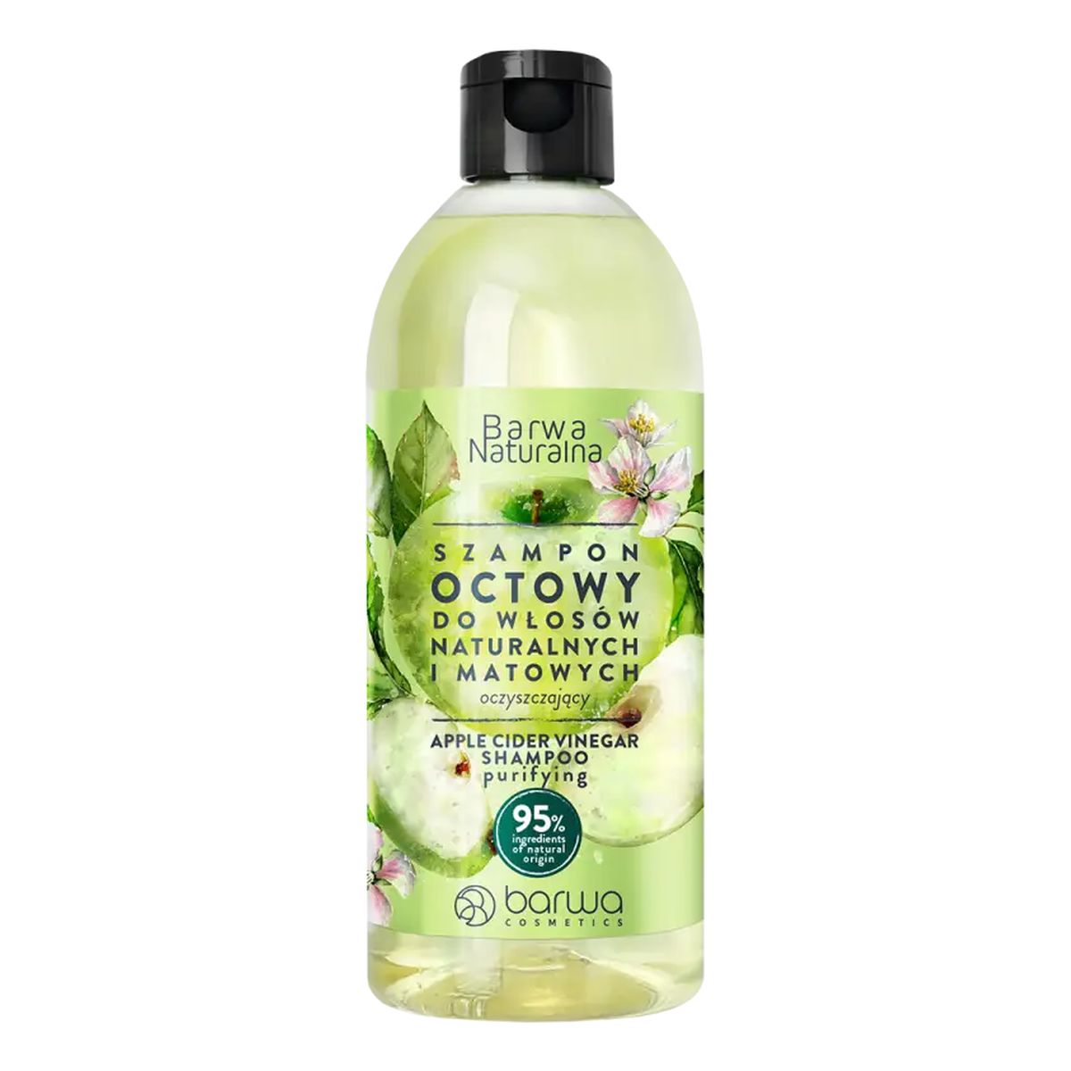 Barwa Naturalna Szampon Octowy do wlosow oczyszczający wlosy naturalne i matowe 500ml