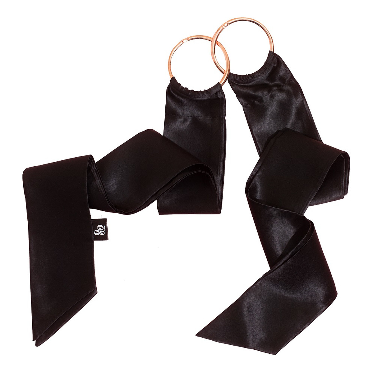 So Divine Luxury silk restraints jedwabiste wstążki do wiązania black