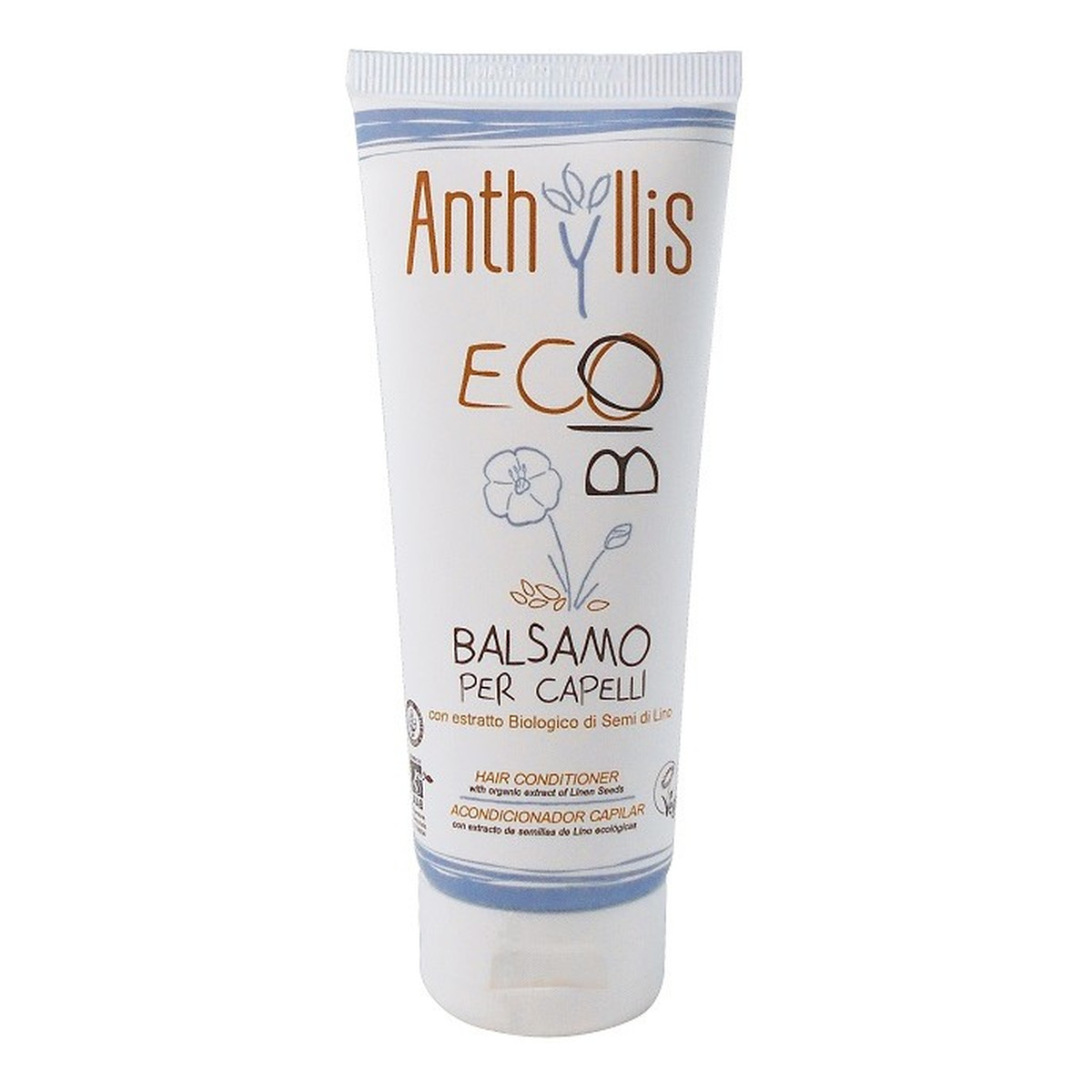 Anthyllis Eco Odżywka do włosów z ekologicznym ekstraktem z nasion lnu i proteinami ryżu 200ml