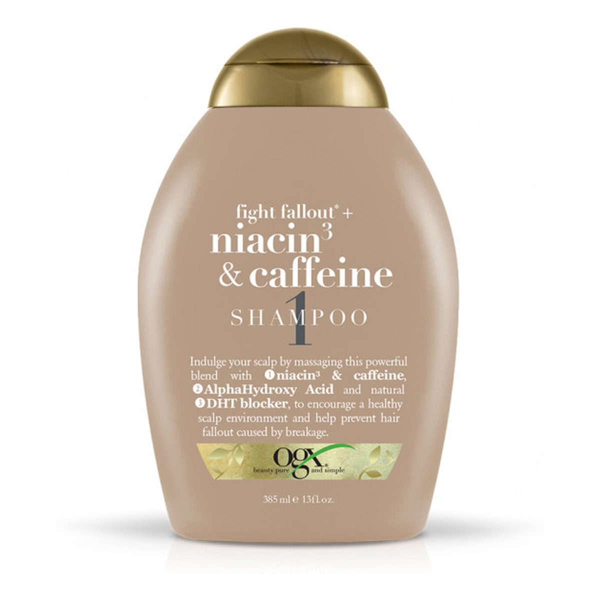 Organix Niacin & Coffeine szampon do włosów przeciw wypadaniu 385ml