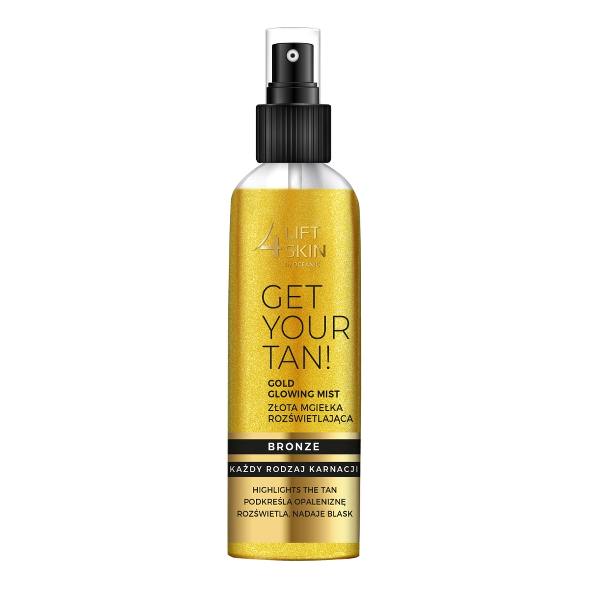 AA Lift4Skin Get Your Tan! złota mgiełka rozświetlająca 150ml