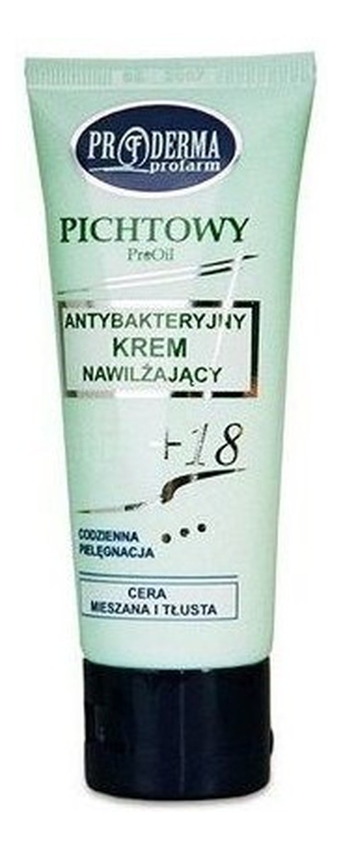 Pichtowy antybakteryjny krem nawilżający do twarzy cera mieszana i tłusta