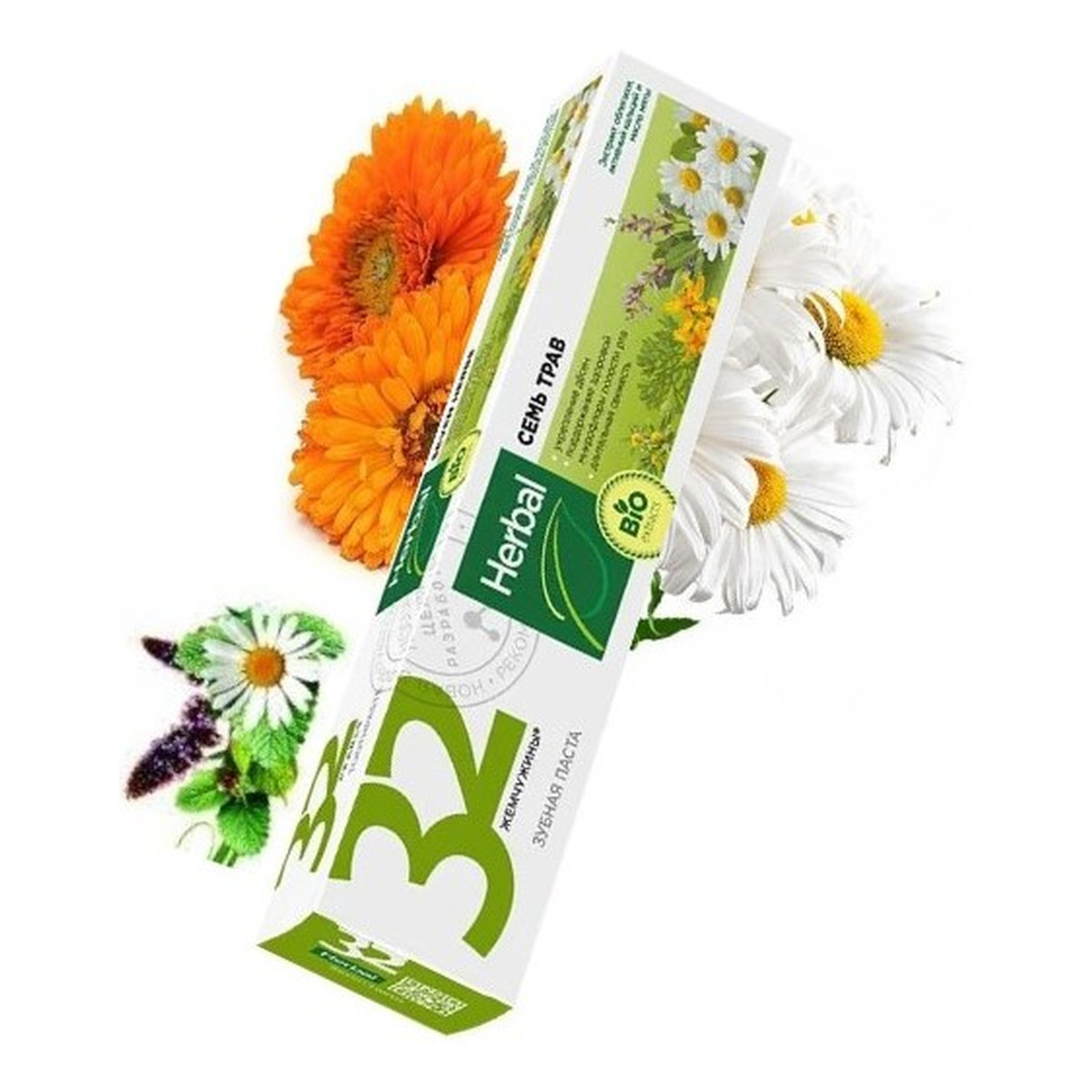 32 Pearls Herbal Pasta Do Zębów Siedem Ziół 150g