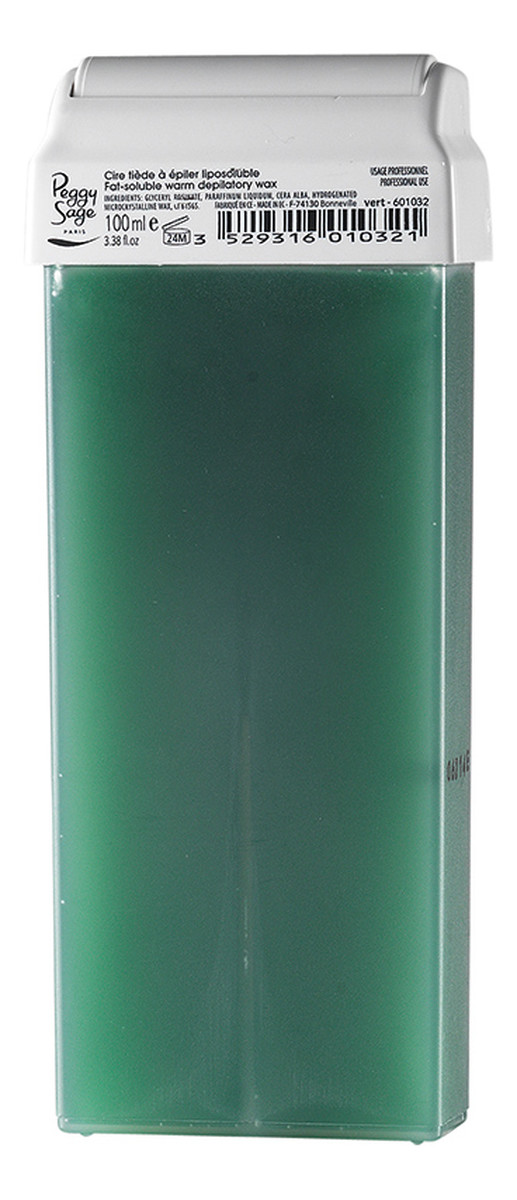 Fat-Soluble Warm Depilatory Wax Vert wkład wosku do depilacji ciała Zielony