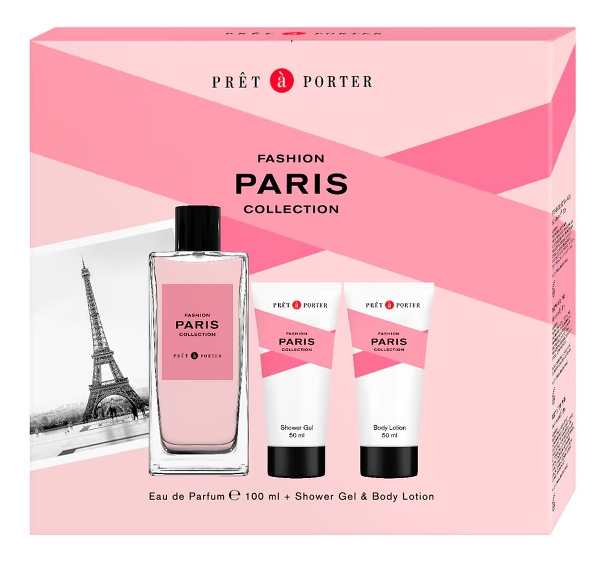 Zestaw woda perfumowana spray 100ml + balsam do ciała 50ml + żel pod prysznic 50ml