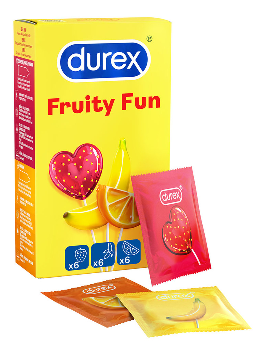 Fruity fun smakowe prezerwatywy 18 szt
