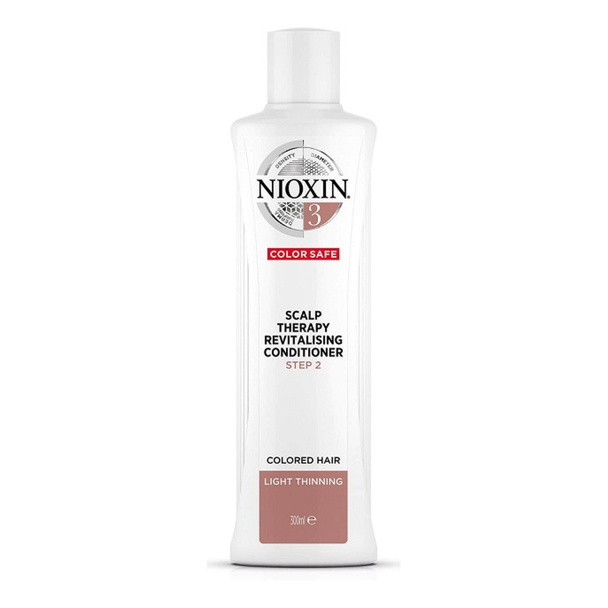 Nioxin System 3 scalp therapy revitalising conditioner odżywka do włosów farbowanych lekko przerzedzonych 300ml
