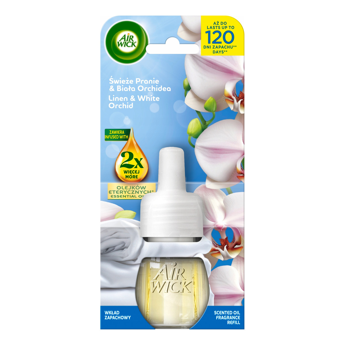 Air Wick Wkład odświeżacza biała orchidea 19ml