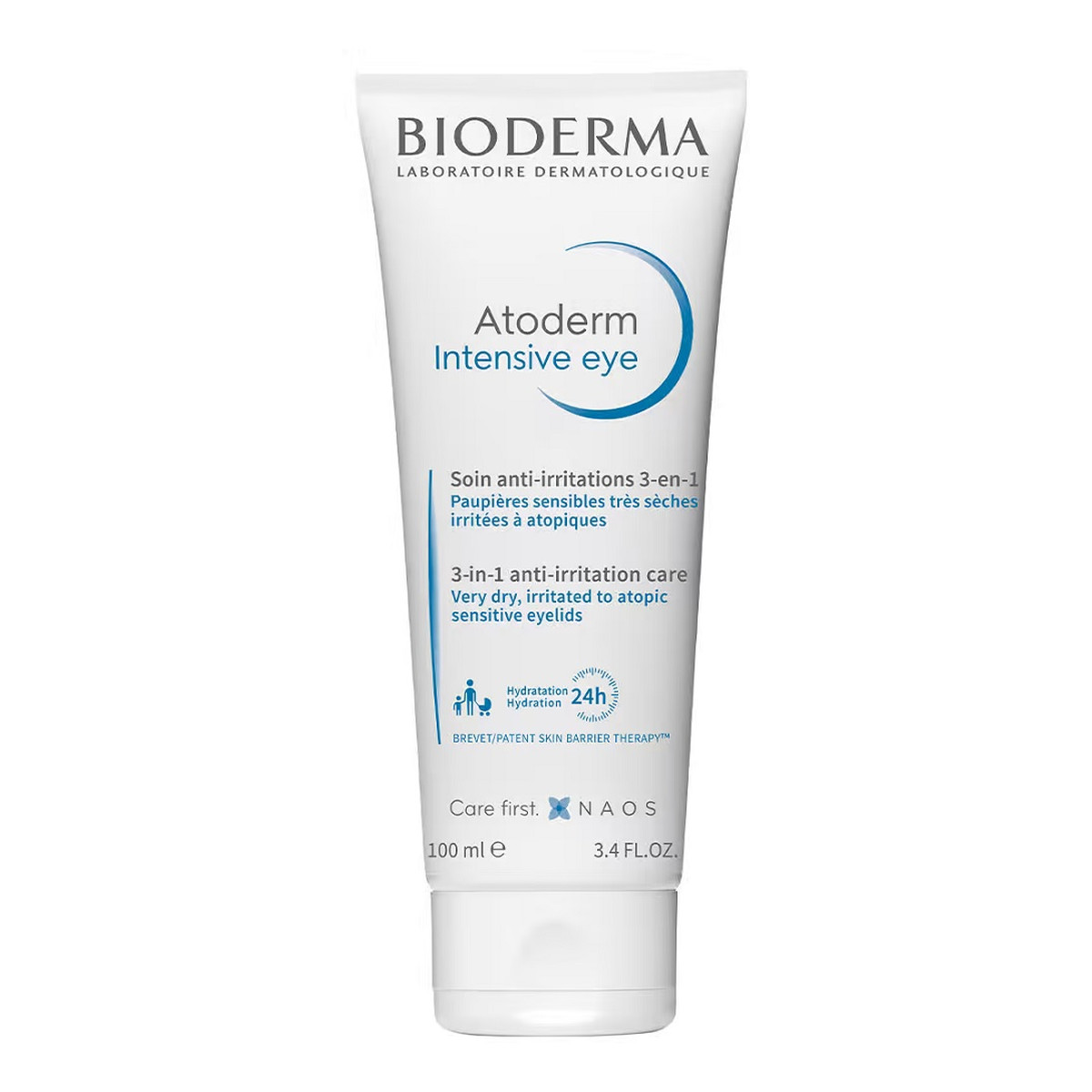 Bioderma Atoderm intensive eye pielęgnacja podrażnionych powiek i okolic oczu 100ml