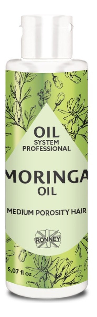 medium porosity hair olej do włosów średnioporowatych moringa