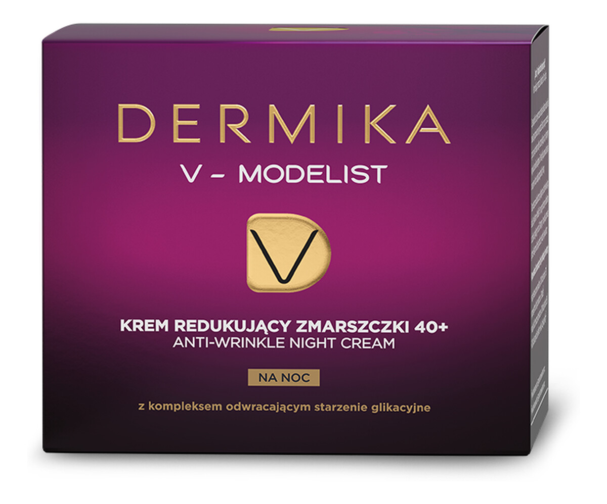 40+ Krem redukujący zmarszczki na noc