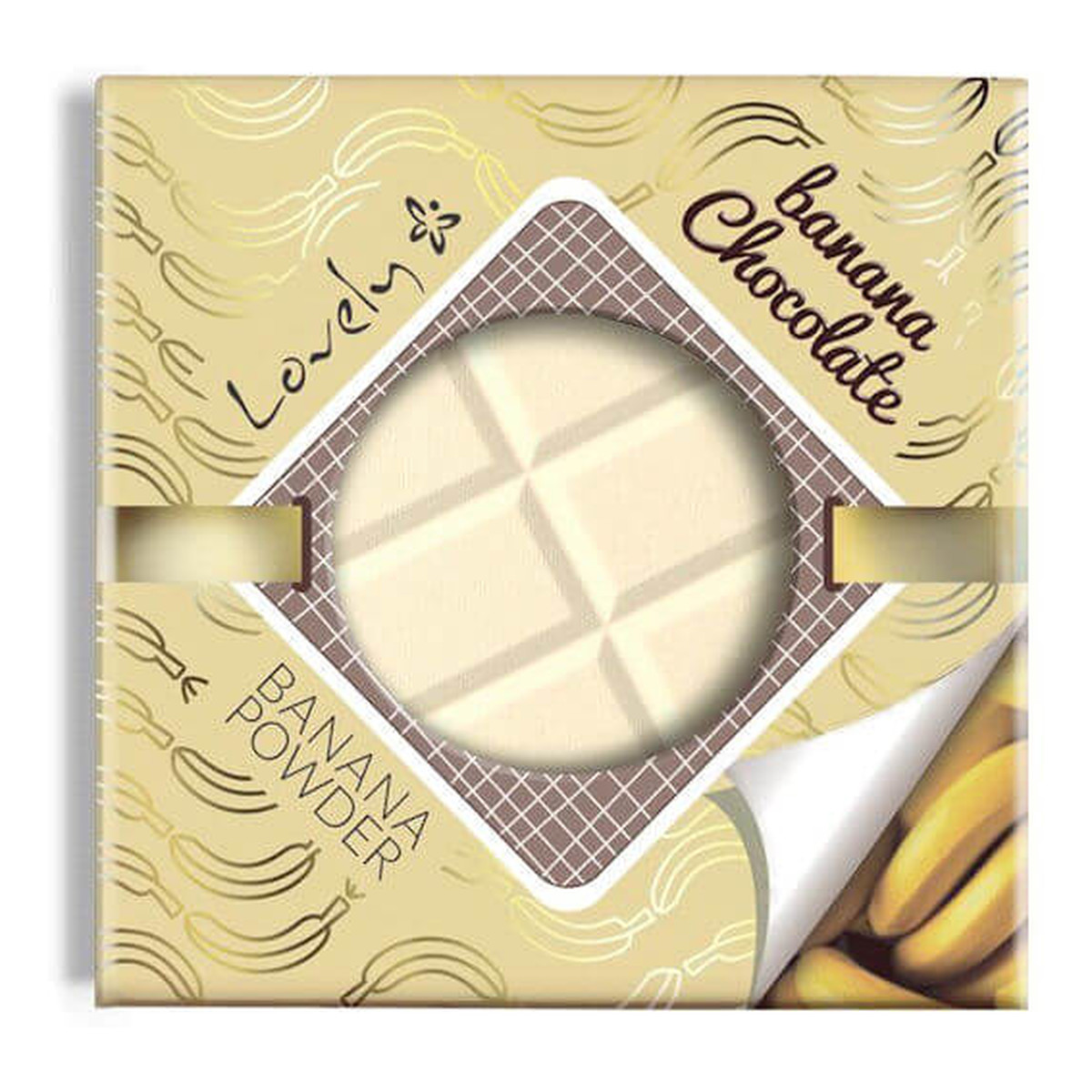 Lovely Banana Chocolate Puder Bambusowy W Kamieniu 9g