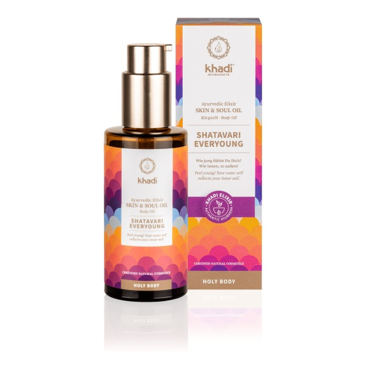Khadi Skin & Soul Olejek do ciała shatavari everyoung odmładzający 100ml