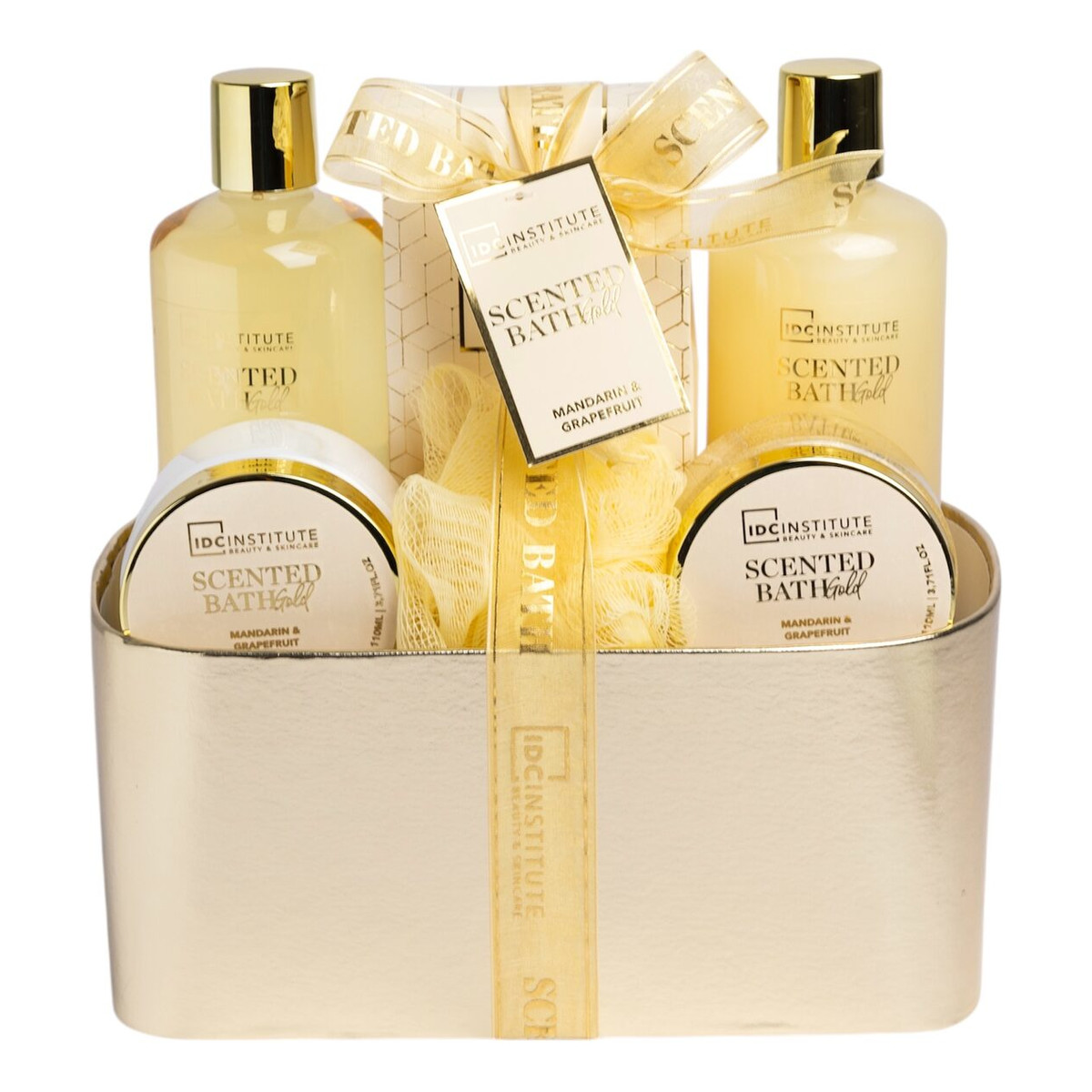 IDC Scented Gold Zestaw do kąpieli gold basket