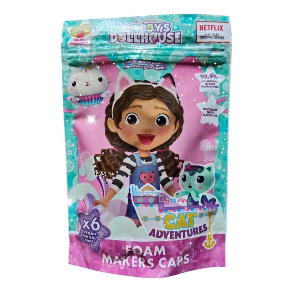 Gabby's Dollhouse Pianotwory do kąpieli 6x16g 96g