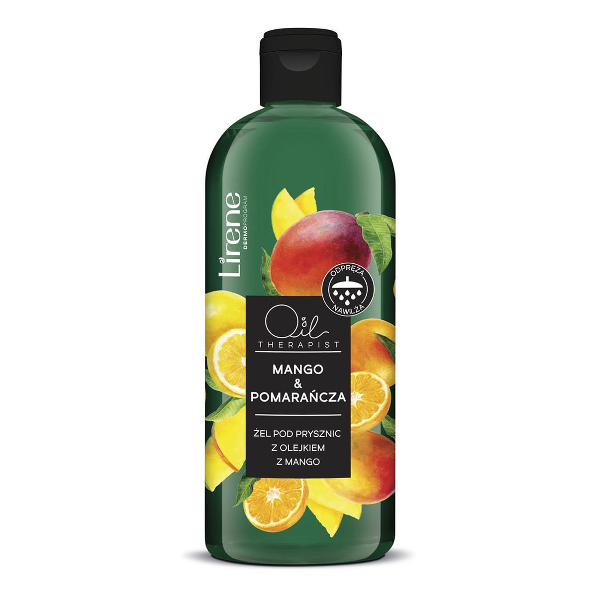 Lirene Oil Therapist Żel pod prysznic z olejkiem MANGO & POMARAŃCZA 400ml
