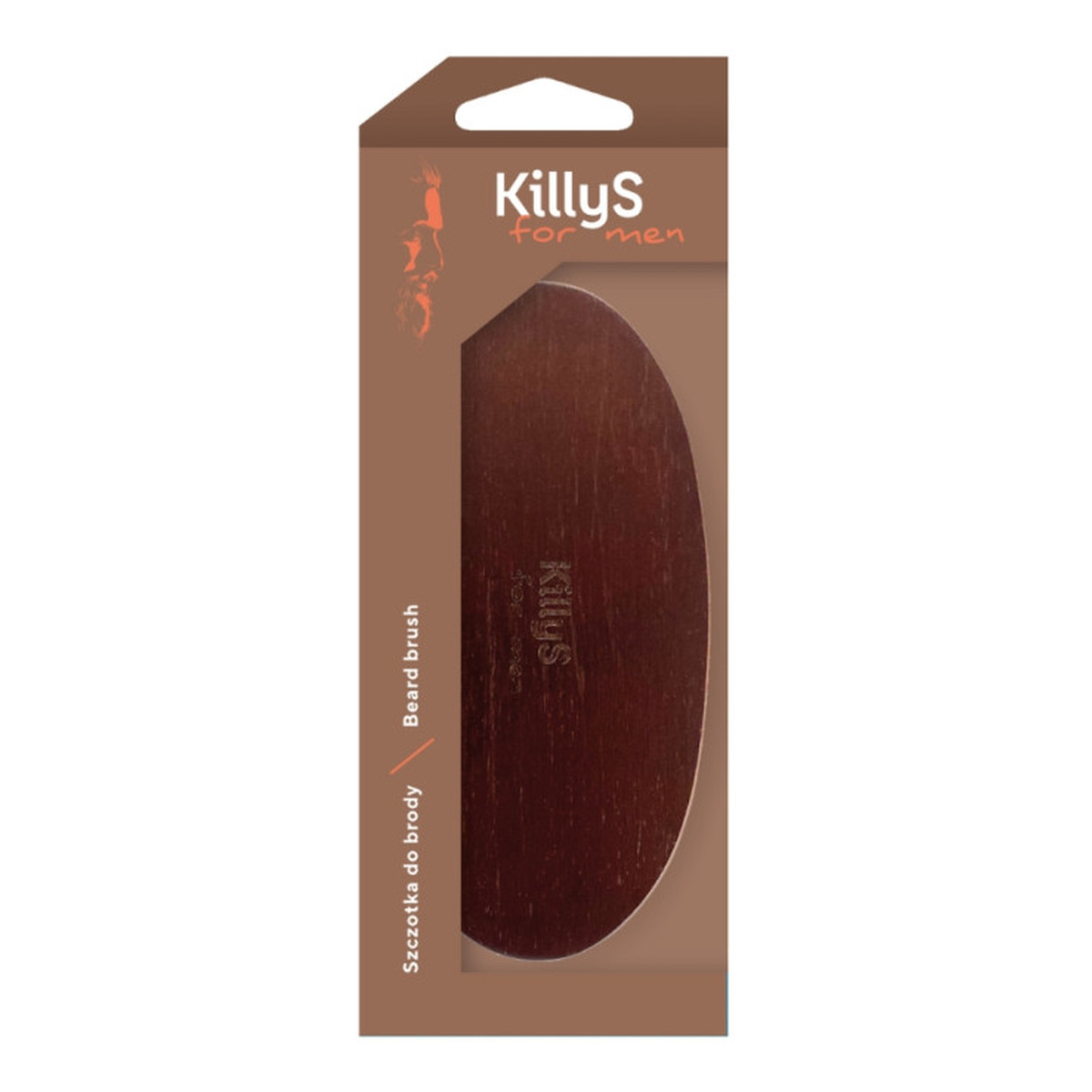 KillyS For Men Beard Brush Drewniana szczotka do brody