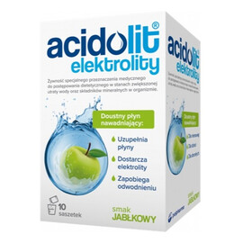 Elektrolity preparat nawadniający o smaku jabłkowym 10 saszetek