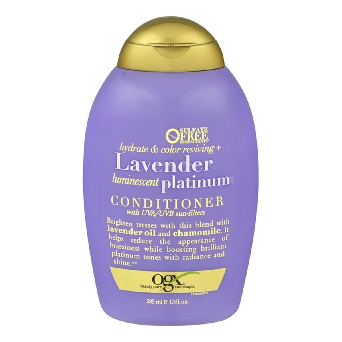 Organix Hydrate & Color Reviving Luminescent Lavender Platinium odżywka do włosów 385ml