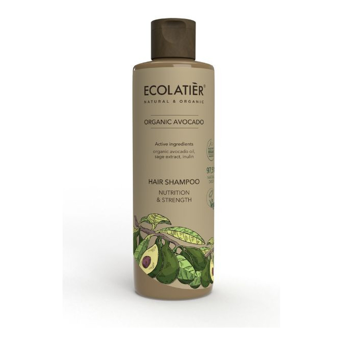 Ecolatier Green Szampon do włosów odżywczo-wzmacniający Awokado 250ml