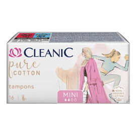 Pure Cotton Tampony Mini z bawełny organicznej - 16sztuk